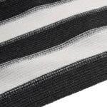 Filet brise-vue anthracite et blanc 1,8x50 m PEHD 75 g/m² – Image 4