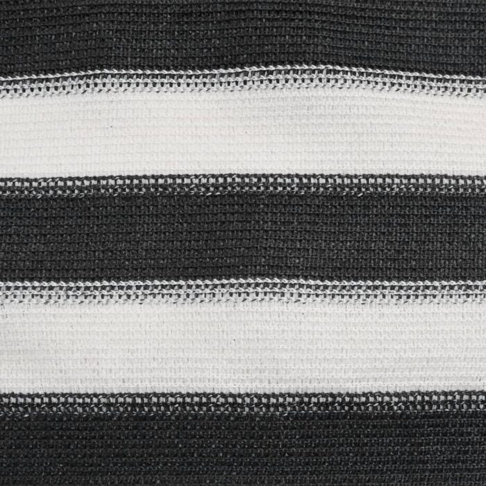 Filet brise-vue anthracite et blanc 1,8x50 m PEHD 75 g/m² – Image 5