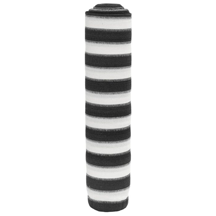 VXL8721012915466_a_en_hd_1.jpg Filet brise-vue anthracite et blanc 1,5x50 m PEHD 150 g/m² – Image 1