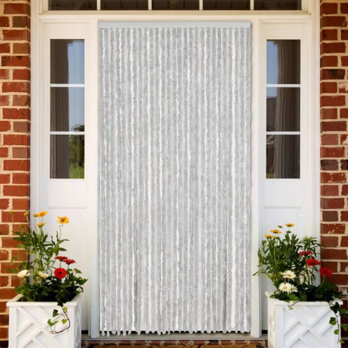 VXL8721012917415_m_en_hd_1.jpg Rideau anti-mouches gris 118x220 cm chenille – Image 1