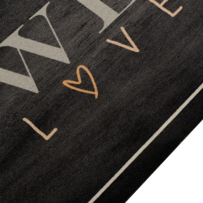 Tapis de cuisine lavable texte Coffee 60x180 cm velours – Image 2