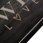 Tapis de cuisine lavable texte Coffee 60x300 cm velours – Image 2