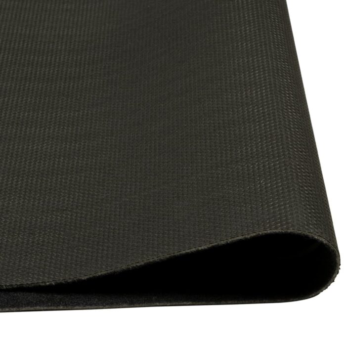 Tapis de cuisine lavable imprimé tasse noir 45x150 cm velours – Image 3