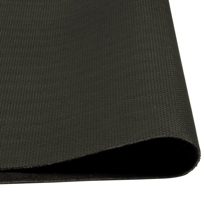 Tapis de cuisine lavable imprimé tasse noir 60x300 cm velours – Image 3