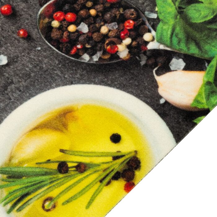 Tapis de cuisine lavable impression d'épices 60x180 cm velours – Image 2