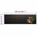 Tapis de cuisine lavable impression d'épices 45x150 cm velours – Image 4