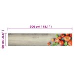 Tapis de cuisine lavable impression de tomates 60x300cm velours – Image 4