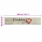 Tapis de cuisine lavable imprimé de piment Cooking 60x300 cm – Image 4