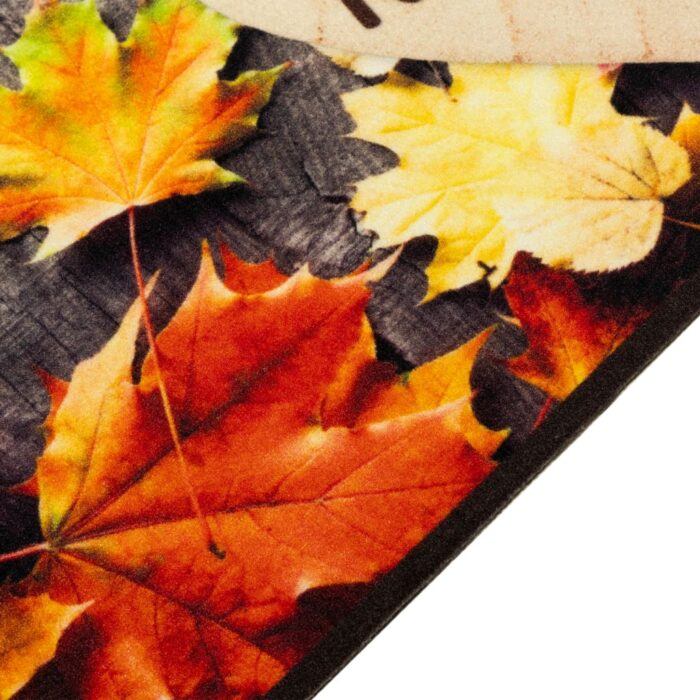 Tapis de cuisine lavable impression d'automne 60x180 cm velours – Image 2