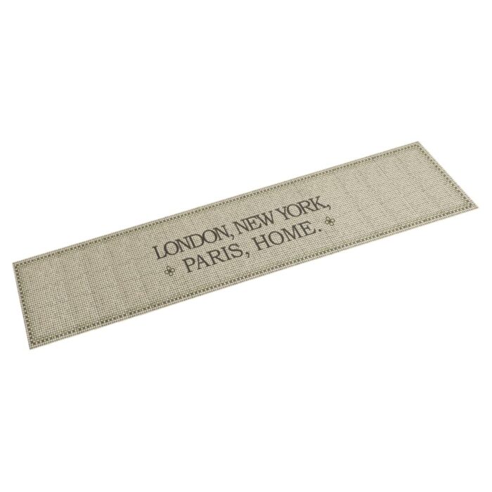 Tapis de cuisine lavable imprimé Home capitales 60x300 cm – Image 1