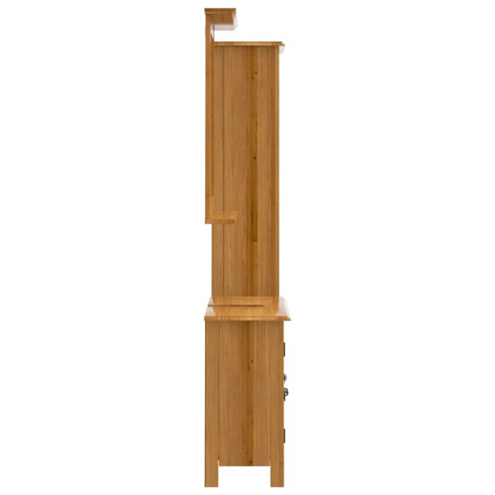 Ensemble de meubles de salle de bain 3 pcs bois de pin massif – Image 4