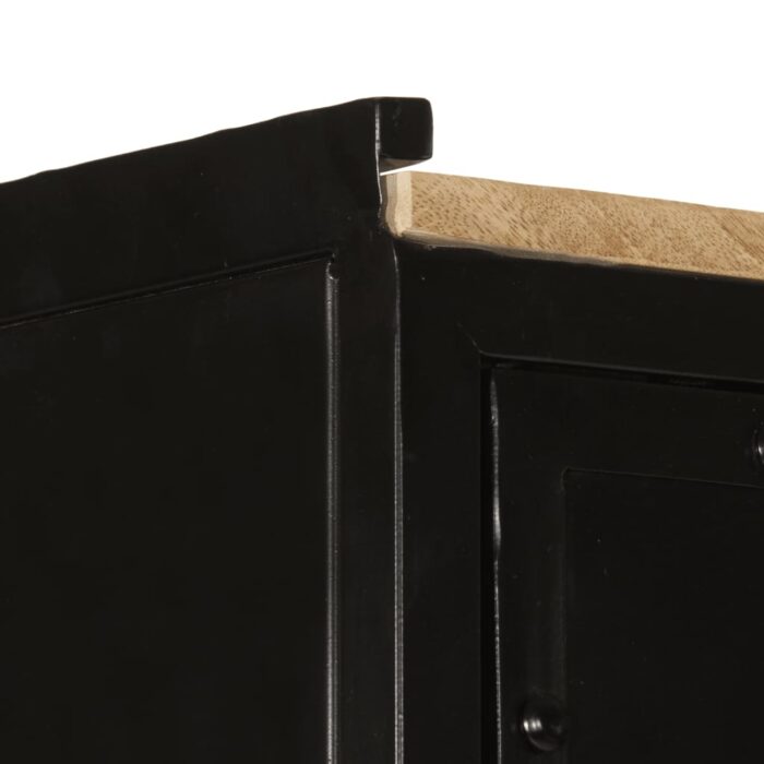 VXL8721012988743_g_en_hd_5.jpg Armoire de salle de bain 40x27x180 cm fer et bois de manguier – Image 5
