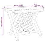 Porte-revue 42x30,5x34,5 cm bambou – Image 7