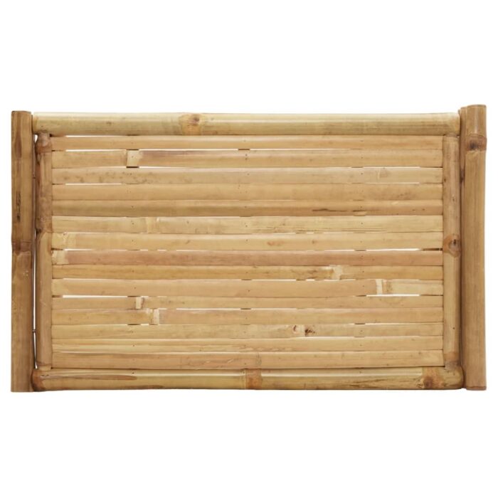 Table à plateau pliante 70,5x42,5x80 cm bambou – Image 6