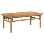 Table basse 90x50x35 cm bambou – Image 3
