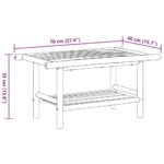 Table basse 70x40x35 cm bambou – Image 6