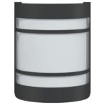 Applique murale d'extérieur noir acier inoxydable – Image 2