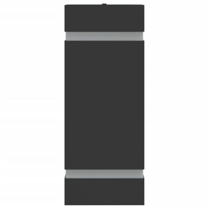 Applique murale d'extérieur noir acier inoxydable – Image 2