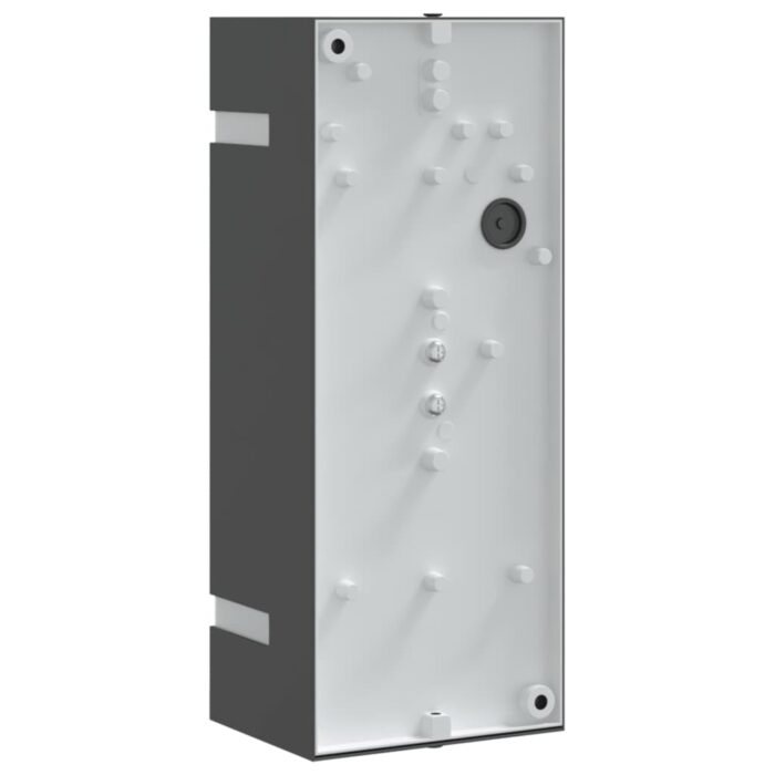 Appliques murales d'extérieur 2 pcs noir acier inoxydable – Image 4