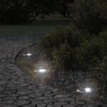 Lampes au sol d'extérieur ronde aluminium moulé sous pression