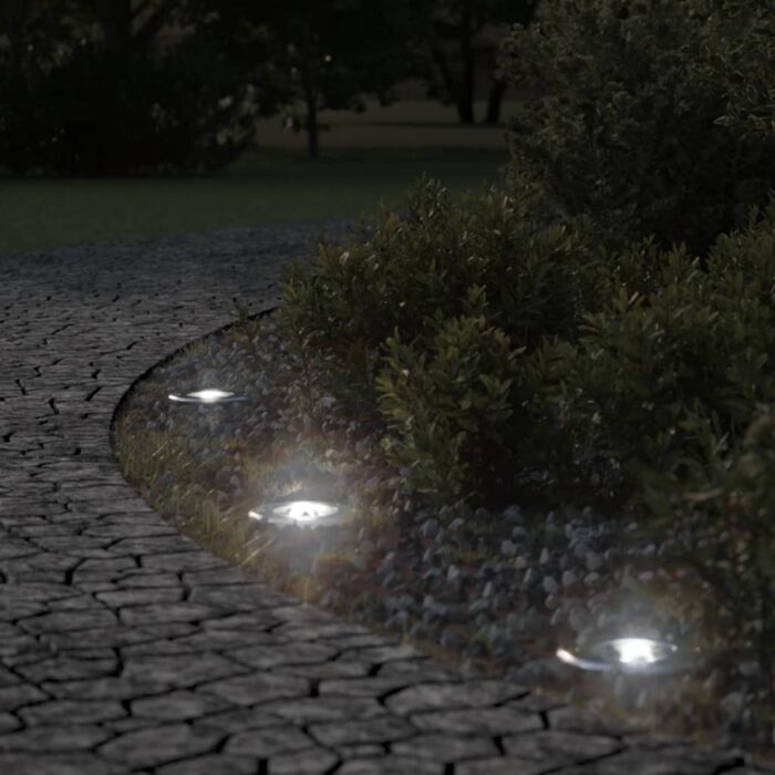 Lampes au sol d'extérieur ronde aluminium moulé sous pression – Image 1