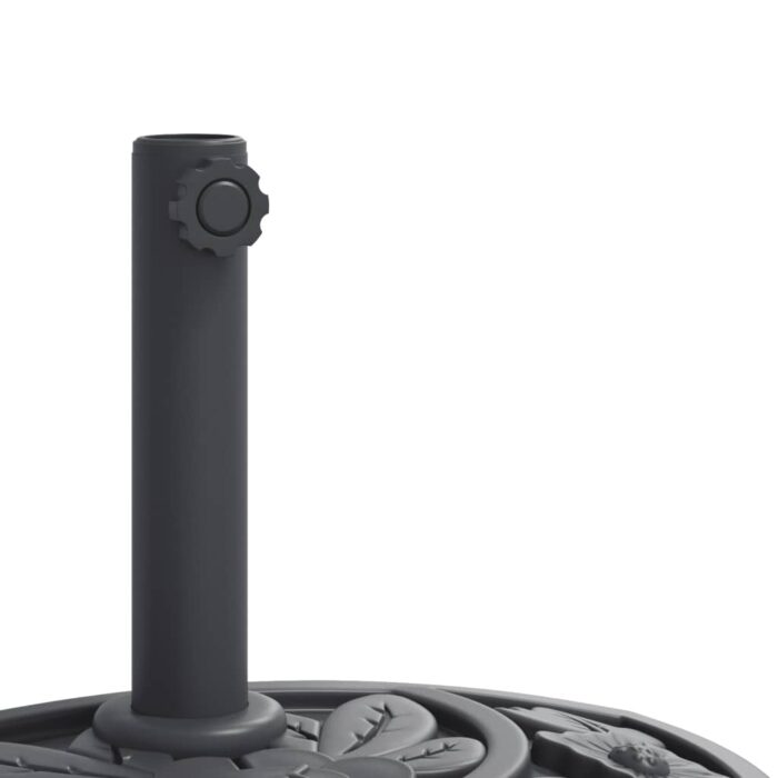 Base de parasol pour mâts Ø38 / 48 mm 9 kg demi-rond – Image 5