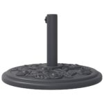Base de parasol pour mâts Ø38 / 48 mm 12 kg rond – Image 4