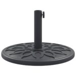 Base de parasol pour mâts Ø38 / 48 mm 12 kg rond – Image 3