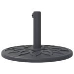 Base de parasol pour mâts Ø38 / 48 mm 12 kg rond – Image 4