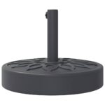 Base de parasol pour mâts Ø38 / 48 mm 25 kg rond – Image 4