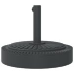 Base de parasol pour mâts Ø38 / 48 mm 25 kg rond – Image 4