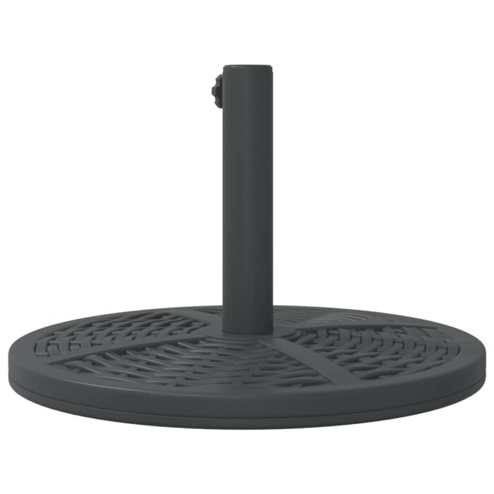 Base de parasol pour mâts Ø38 / 48 mm 12 kg rond – Image 4