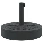 Base de parasol pour mâts Ø38 / 48 mm 25 kg rond – Image 3