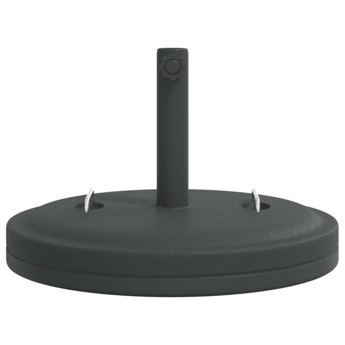 Base de parasol avec poignées pour mâts Ø38 / 48 mm 25 kg rond – Image 2