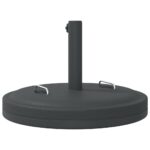 Base de parasol avec poignées pour mâts Ø38 / 48 mm 25 kg rond – Image 4