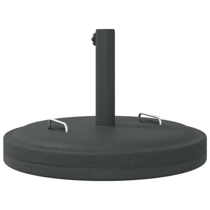 Base de parasol avec poignées pour mâts Ø38 / 48 mm 25 kg rond – Image 4