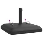 Base de parasol avec poignées pour mâts Ø38 / 48 mm 27 kg carré – Image 5
