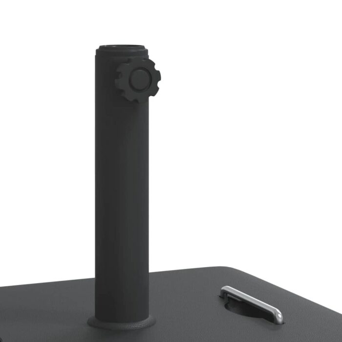 Base de parasol avec poignées pour mâts Ø38 / 48 mm 27 kg carré – Image 6