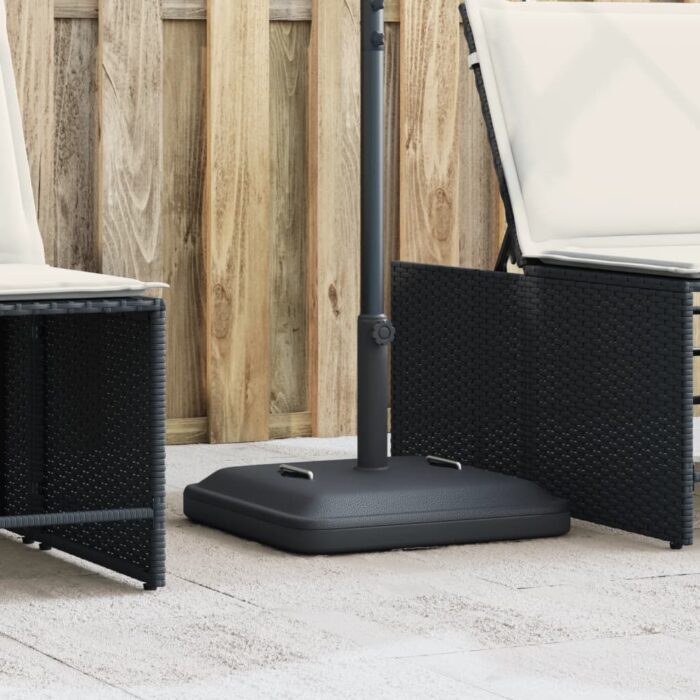 Base de parasol avec poignées pour mâts Ø38 / 48 mm 27 kg carré – Image 1