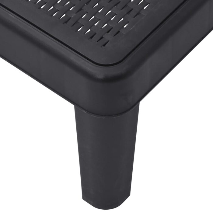 Chaise longue réglable en hauteur à 4 positions polypropylène – Image 6