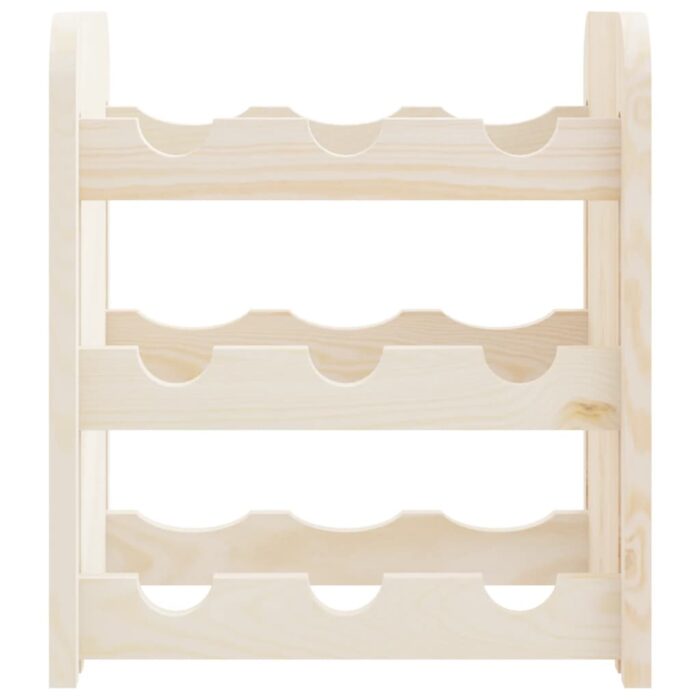 Casier à vin 33x25x37 cm bois de pin massif – Image 3