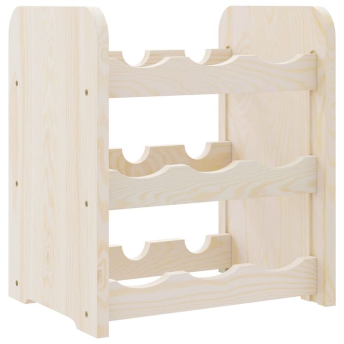 Casier à vin 33x25x37 cm bois de pin massif – Image 5