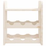 Casier à vin avec panneau supérieur 33x25x37 cm bois pin massif – Image 3