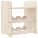 Casier à vin avec panneau supérieur 33x25x37 cm bois pin massif – Image 5