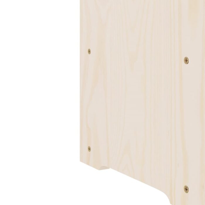 Casier à vin avec panneau supérieur 33x25x37 cm bois pin massif – Image 6