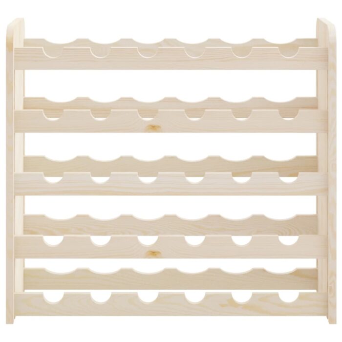 Casier à vin 67,5x25x60 cm Bois de pin massif – Image 3