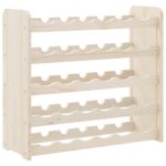 Casier à vin 67,5x25x60 cm Bois de pin massif – Image 5