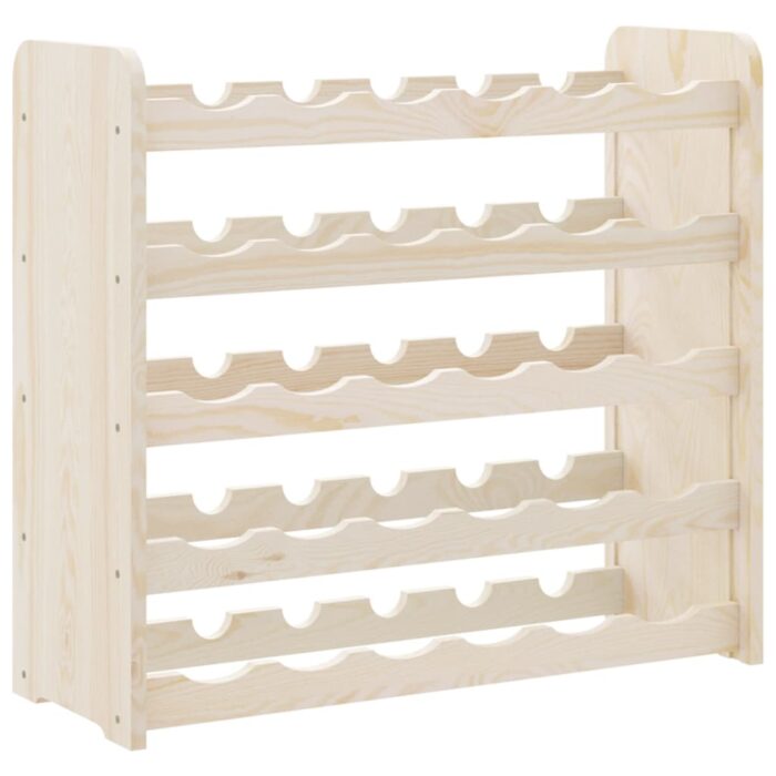 Casier à vin 67,5x25x60 cm Bois de pin massif – Image 5