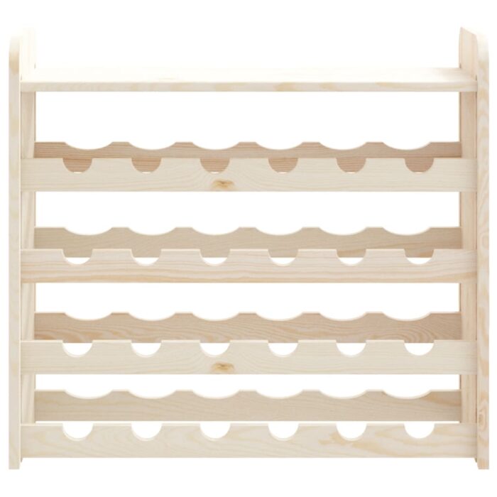 Casier à vin et panneau supérieur 67,5x25x60 cm bois pin massif – Image 3
