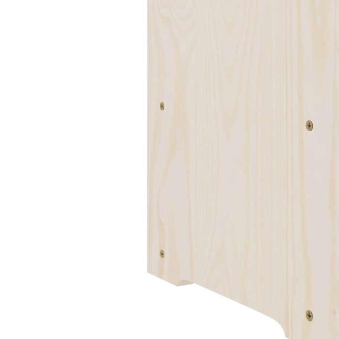 Casier à vin et panneau supérieur 67,5x25x60 cm bois pin massif – Image 6